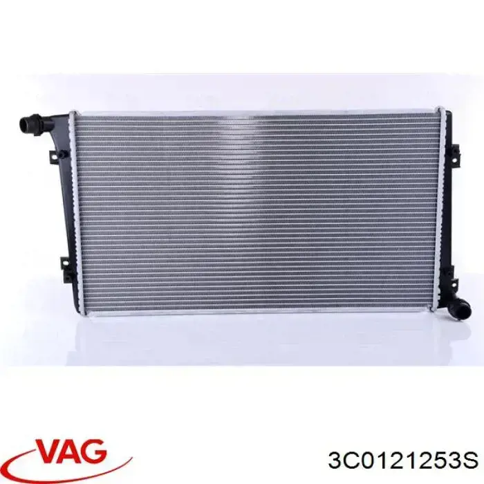 3C0121253S VAG Radiador de esfriamento de motor