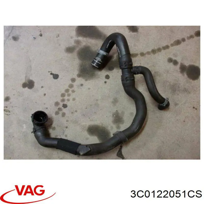 3C0122051CS VAG Mangueira (cano derivado) inferior do radiador de esfriamento