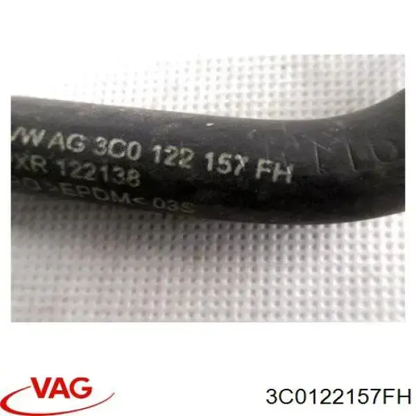 3C0122157EK VAG Mangueira (cano derivado) do sistema de esfriamento
