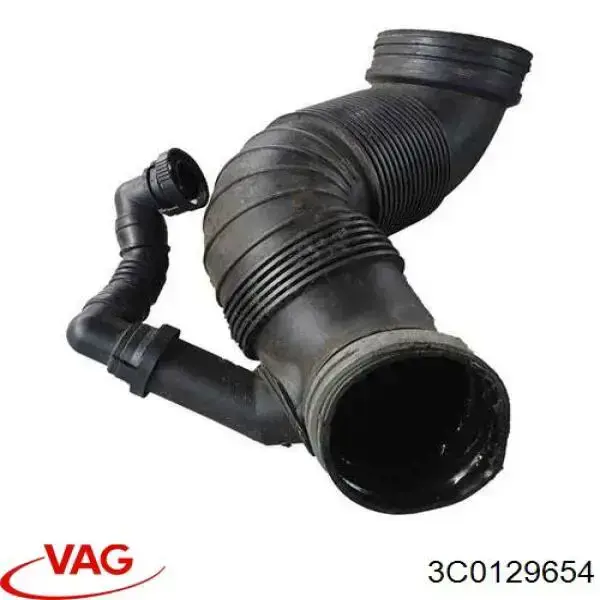 3C0129654 VAG Cano derivado de ar do medidor de consumo do ar
