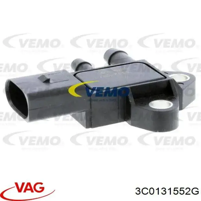 3C0131552G VAG Sensor de pressão dos gases de escape