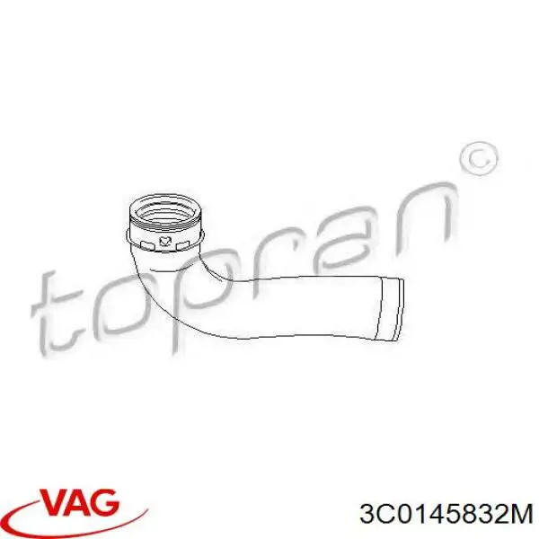 Compre 3C0145832M VAG Mangueira (cano derivado) de intercooler