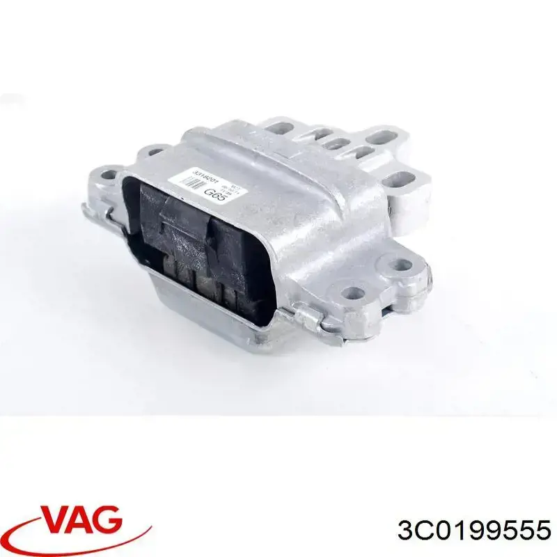 Compre 3C0199555 VAG Coxim direito de transmissão (suporte da caixa de mudança)