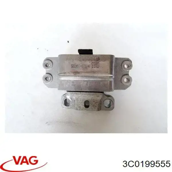 Coxim direito de transmissão (suporte da caixa de mudança) VAG 3C0199555 preço, a partir de 45,97 USD