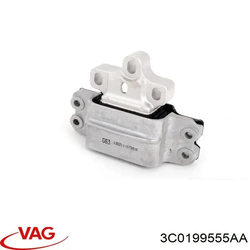 3C0199555AA VAG Coxim (suporte) esquerdo de motor