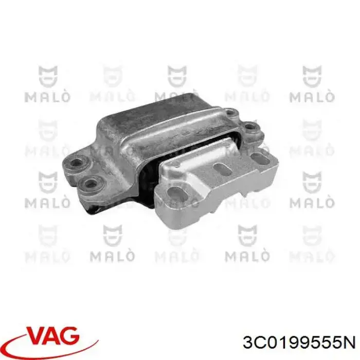 3C0199555N VAG Coxim (suporte) esquerdo de motor