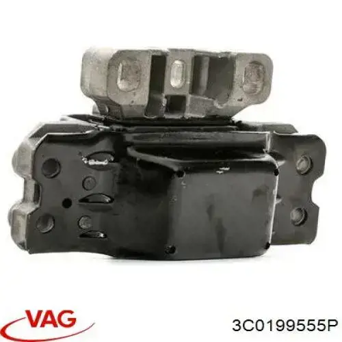 3C0199555P VAG Coxim (suporte) esquerdo de motor