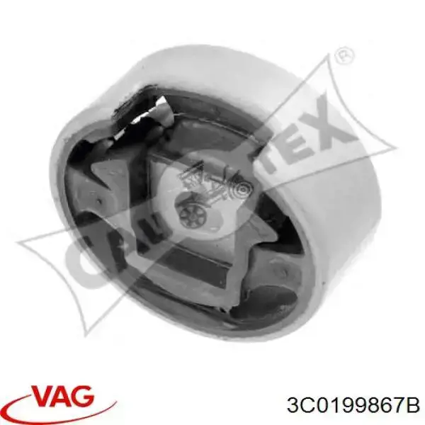 3C0199867B VAG Bloco silencioso (coxim) de viga dianteira (de plataforma veicular)