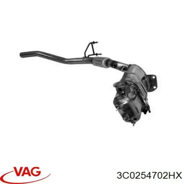 Silenciador, parte dianteira VAG 3C0254702HX preço, a partir de 758,17 EUR