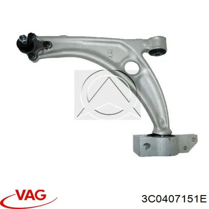 3C0407151E VAG Braço oscilante inferior esquerdo/direito de suspensão dianteira