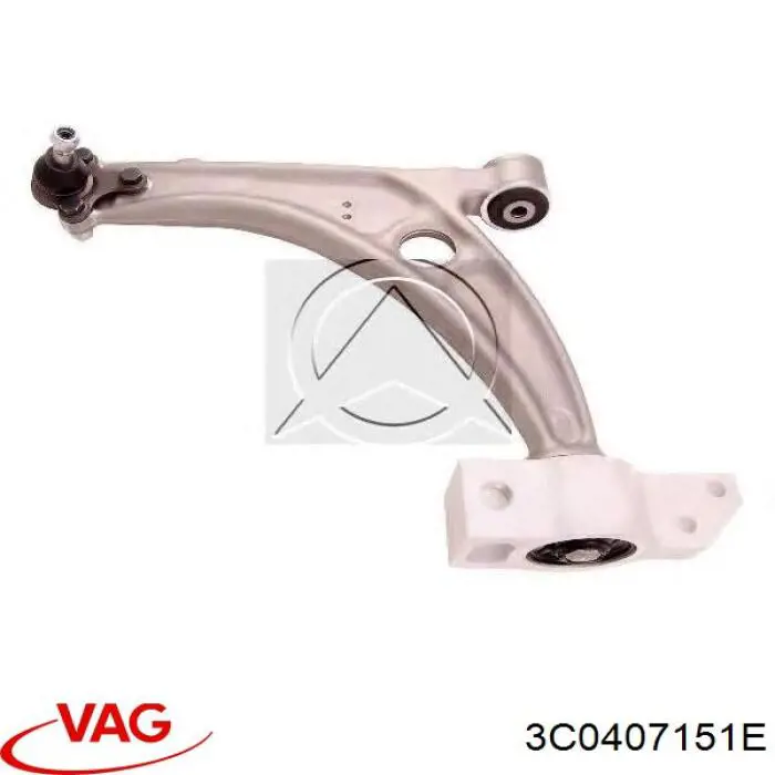 Braço oscilante inferior esquerdo/direito de suspensão dianteira VAG 3C0407151E preço, a partir de 57,89 USD