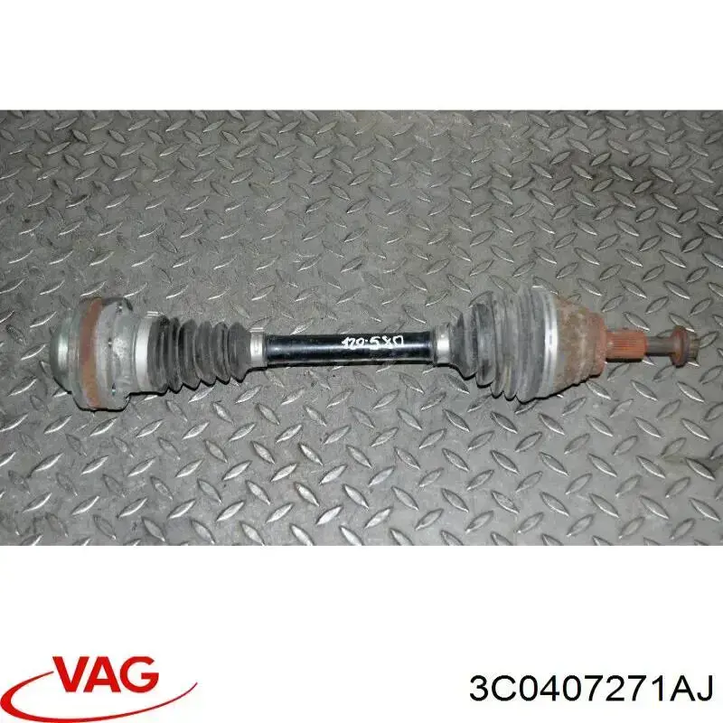 Semieixo (acionador) dianteiro esquerdo VAG 3C0407271AJ preço, a partir de 71,89 USD