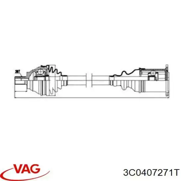  VAG 3C0407271T preço, a partir de 88,53 USD