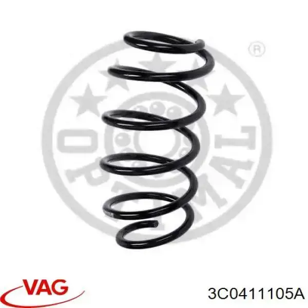 Mola dianteira VAG 3C0411105A preço, a partir de 34,71 USD