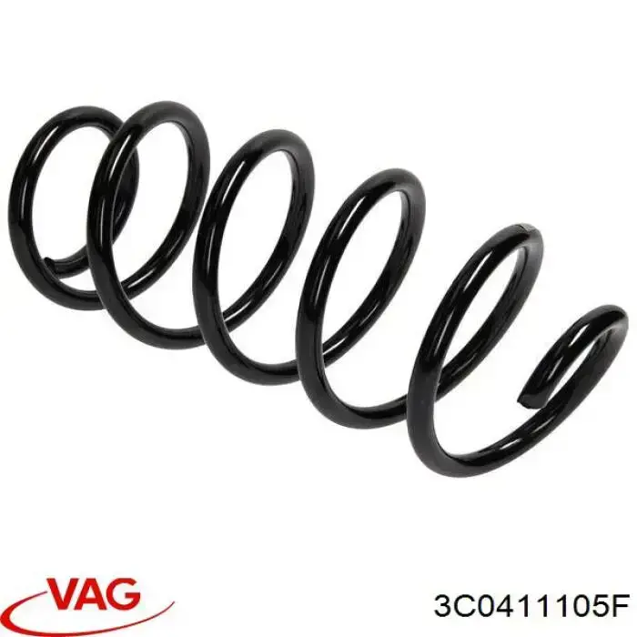 Compre 3C0411105F VAG Mola dianteira