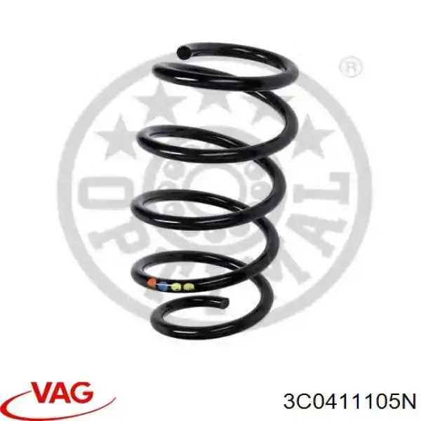 3C0411105N VAG Mola dianteira