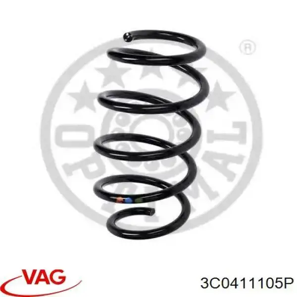 Mola dianteira VAG 3C0411105P preço, a partir de 40,86 USD