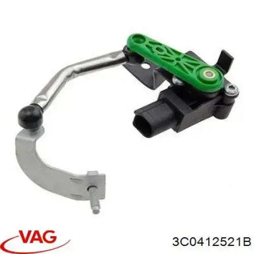 3C0412521B VAG Sensor dianteiro esquerdo do nível de posição de carroçaria