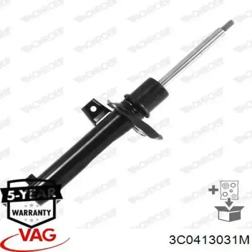 Amortecedor dianteiro VAG 3C0413031M preço, a partir de 63,31 USD