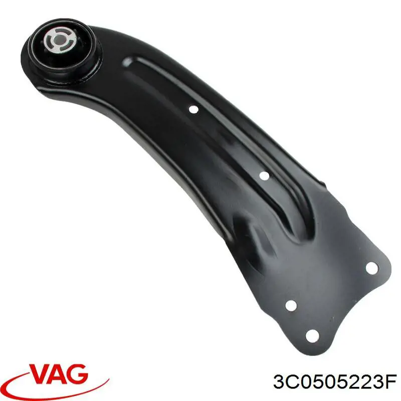 Braço oscilante (tração) longitudinal inferior esquerdo de suspensão traseira VAG 3C0505223F preço, a partir de 54,48 USD