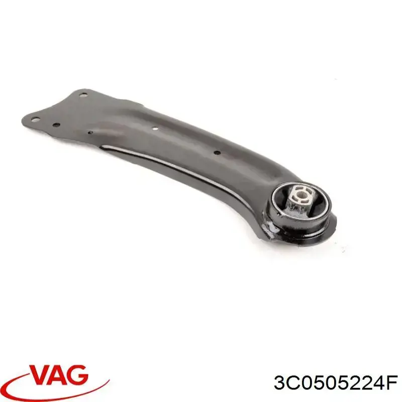 3C0505224F VAG Braço oscilante (tração) longitudinal inferior direito de suspensão traseira