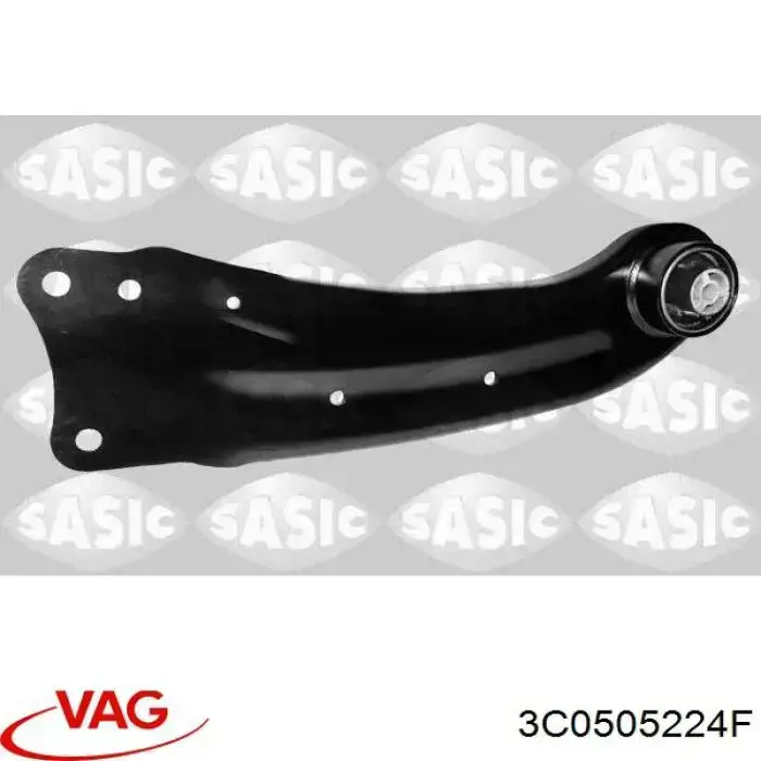 Braço oscilante (tração) longitudinal inferior direito de suspensão traseira VAG 3C0505224F preço, a partir de 51,11 USD