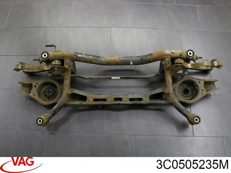 3C0505235K VAG Viga de suspensão traseira (plataforma veicular)