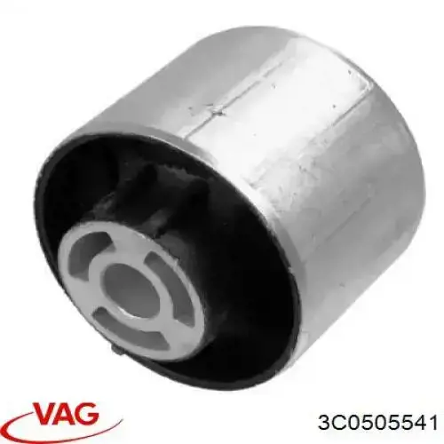 3C0505541 VAG Bloco silencioso dianteiro de braço oscilante traseiro longitudinal