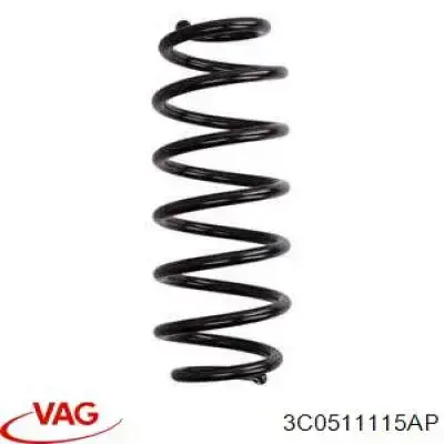 3C0511115AP VAG Mola traseira