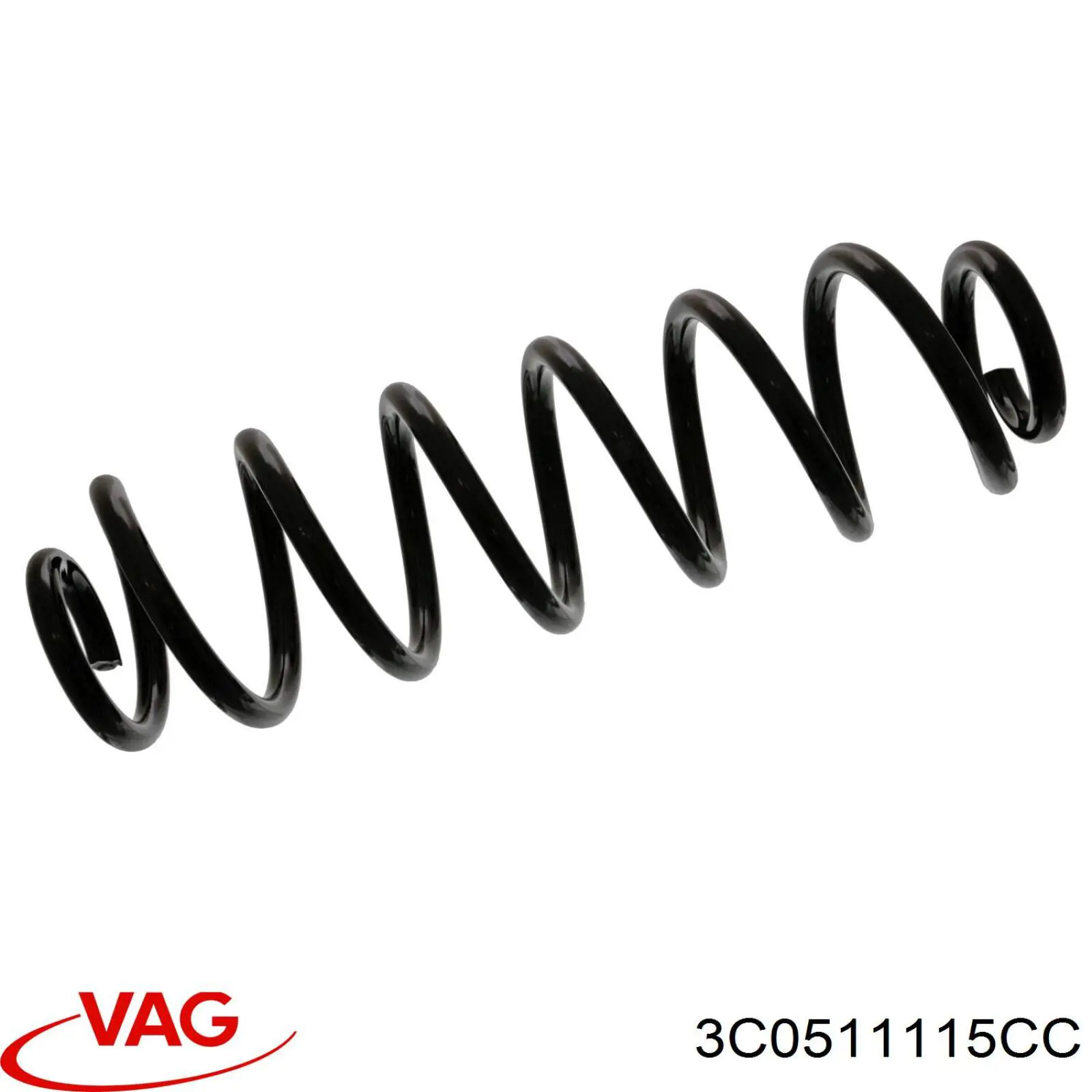 3C0511115CC VAG Mola traseira