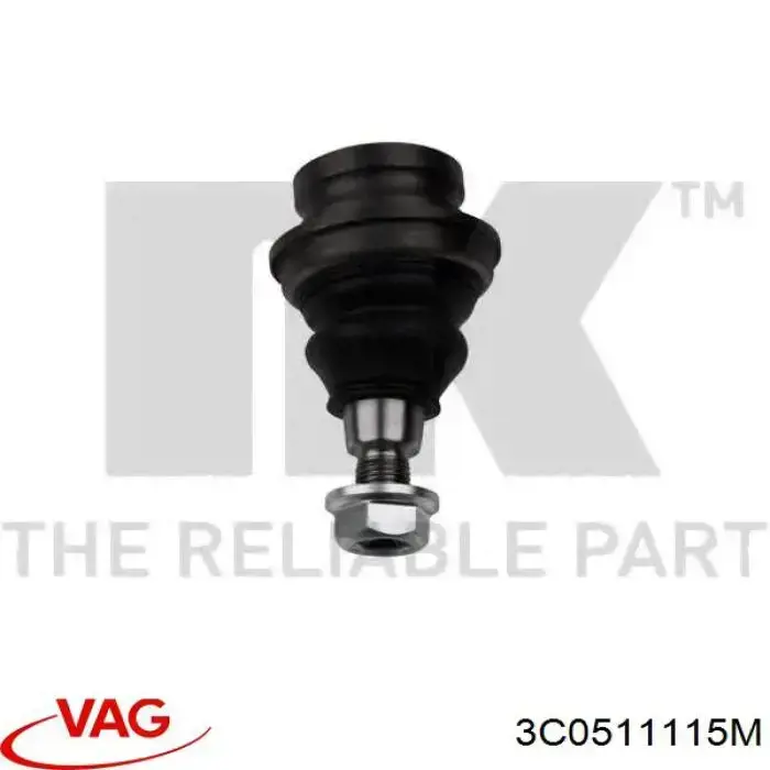 Compre 3C0511115M VAG Mola traseira