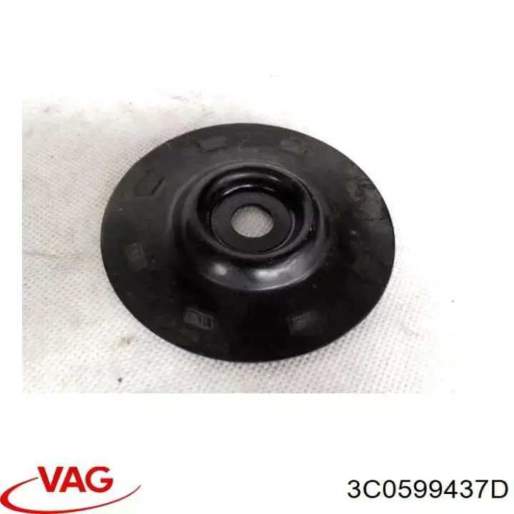 3C0599437D VAG Bloco silencioso (coxim) traseiro de redutor do eixo traseiro