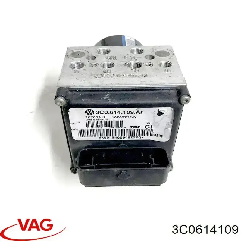 Compre 3C0614109 VAG Unidade hidráulico de controlo ABS