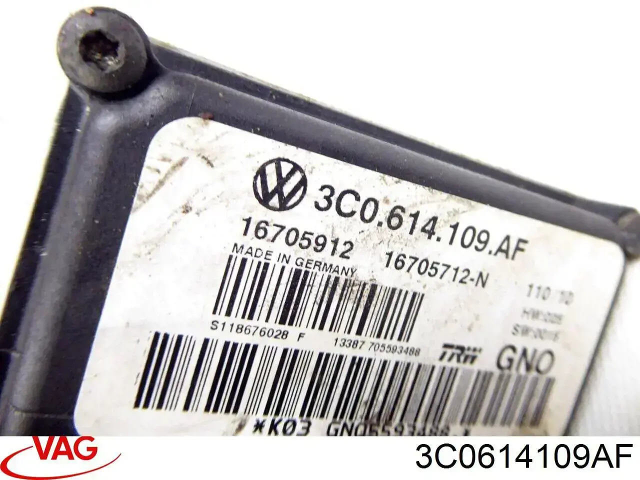 3C0614109AF VAG Unidade hidráulico de controlo ABS
