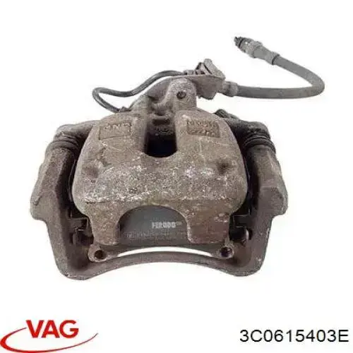 3C0615403E VAG Suporte do freio traseiro esquerdo