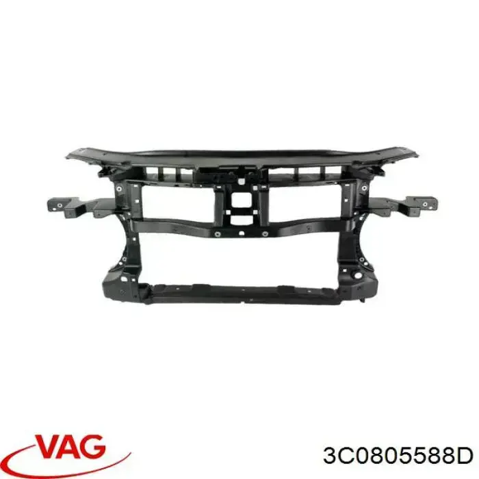 3C0805588D VAG Suporte do radiador montado (painel de montagem de fixação das luzes)