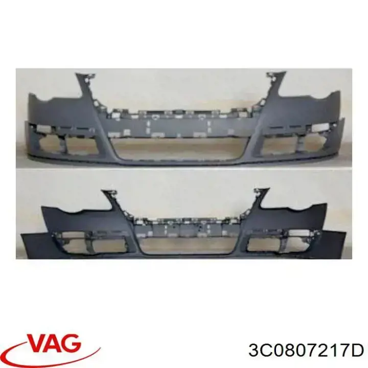 Compre 3C0807217D VAG Pára-choque dianteiro