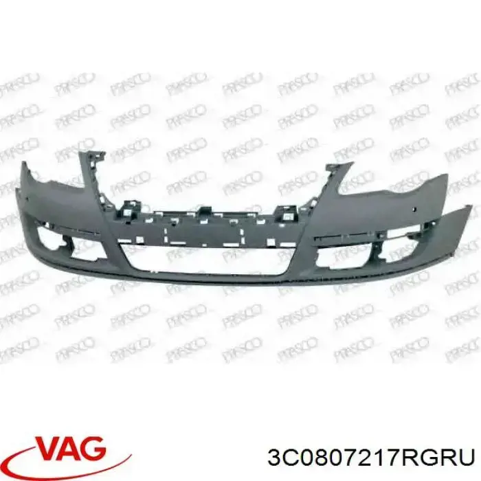 Compre 3C0807217RGRU VAG Pára-choque dianteiro
