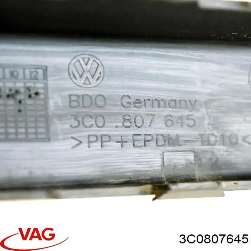 Compre 3C0807645 VAG Moldura esquerda do pára-choque dianteiro