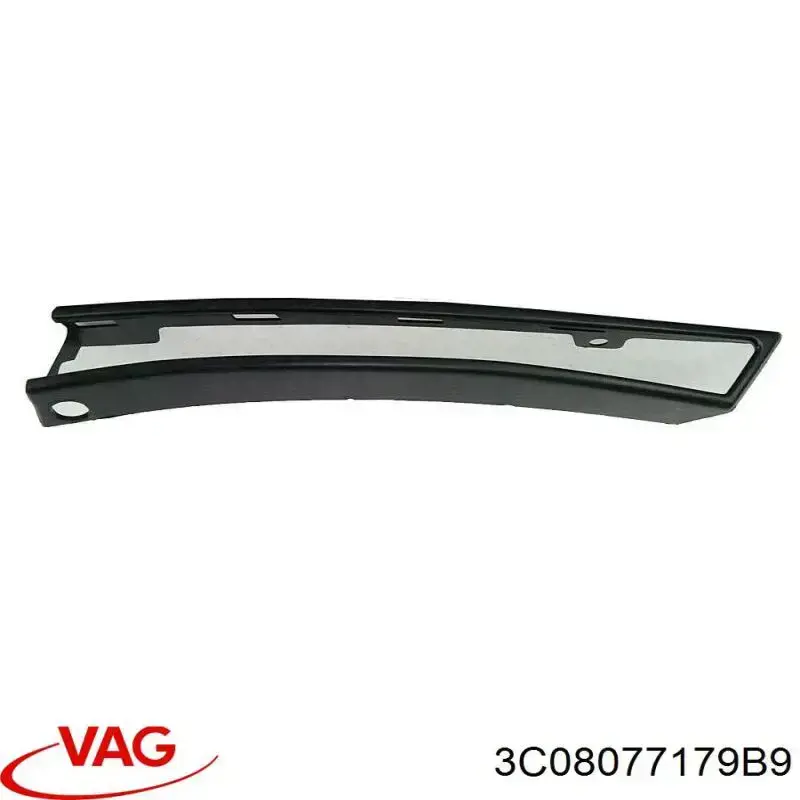 Moldura esquerda do pára-choque dianteiro VAG 3C08077179B9 preço, a partir de 10,06 USD