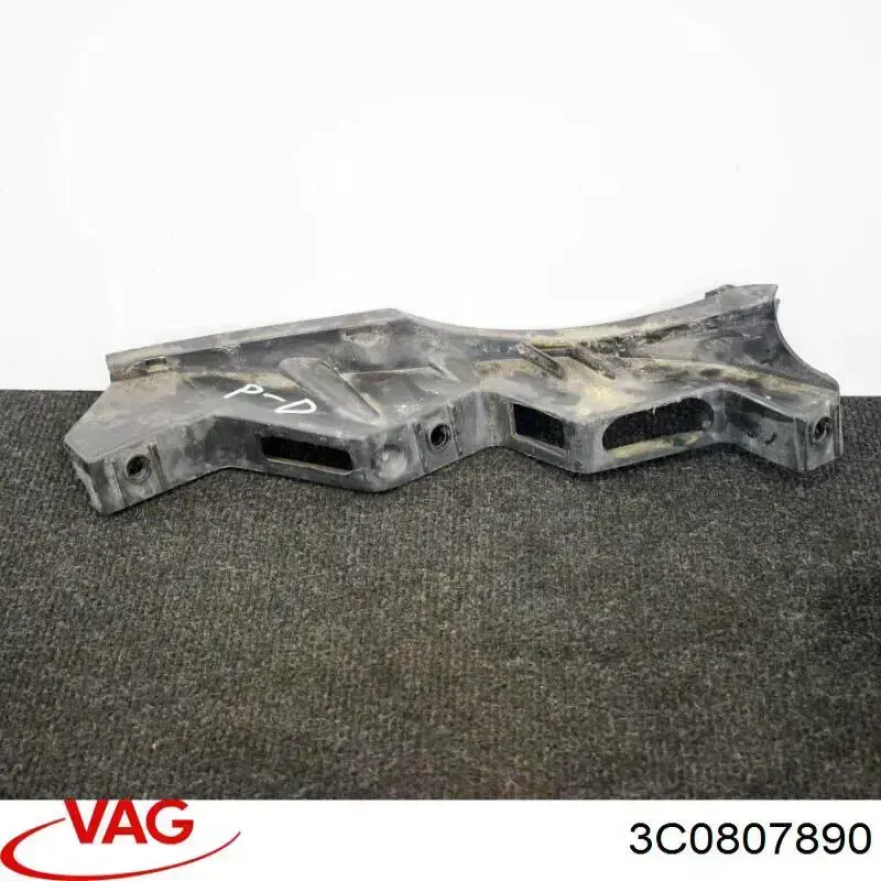 Compre 3C0807890 VAG Consola externa direita do pára-choque dianteiro