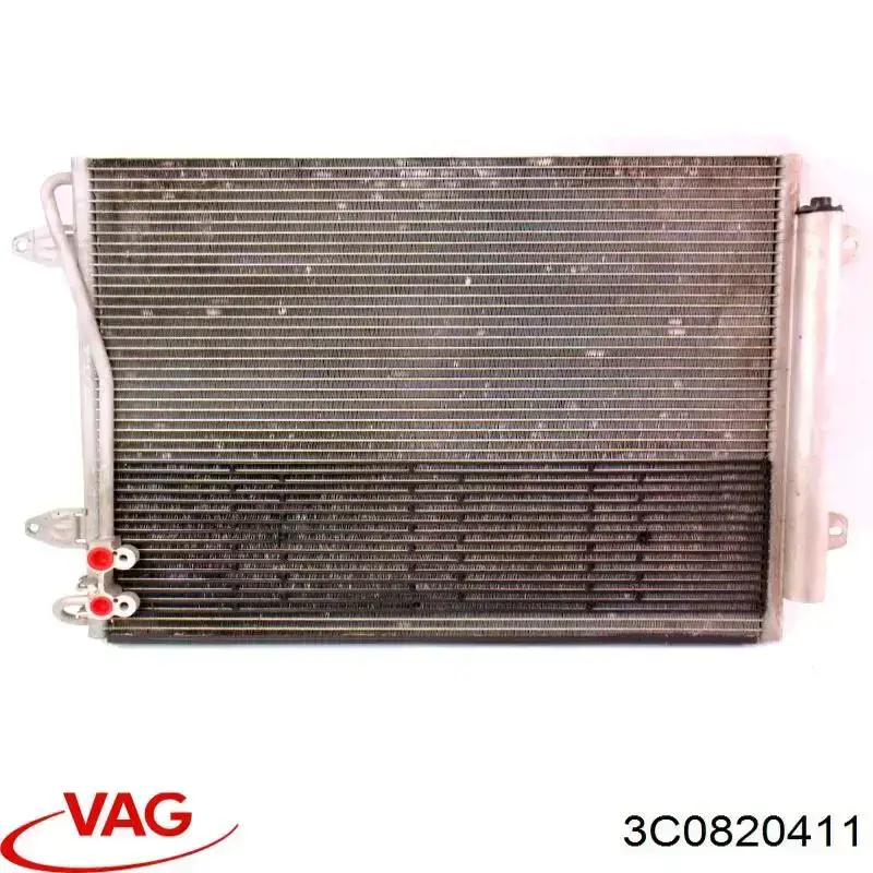 Radiador de aparelho de ar condicionado VAG 3C0820411 preço, a partir de 73,21 USD