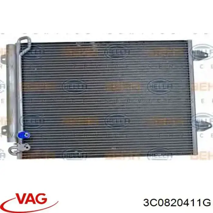 3C0820411G VAG Radiador de aparelho de ar condicionado