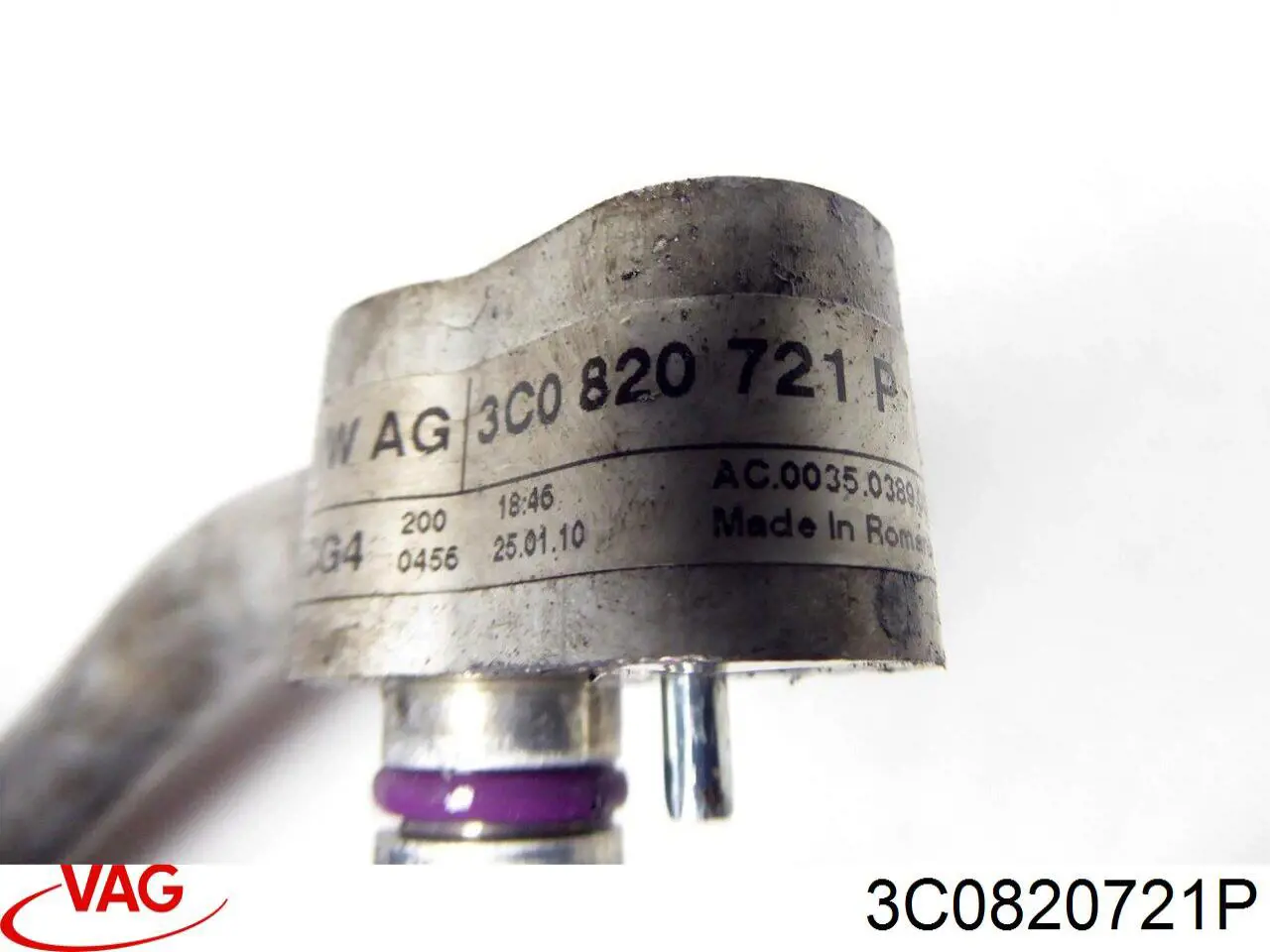 3C0820721P VAG Mangueira de aparelho de ar condicionado, desde o compressor até o radiador