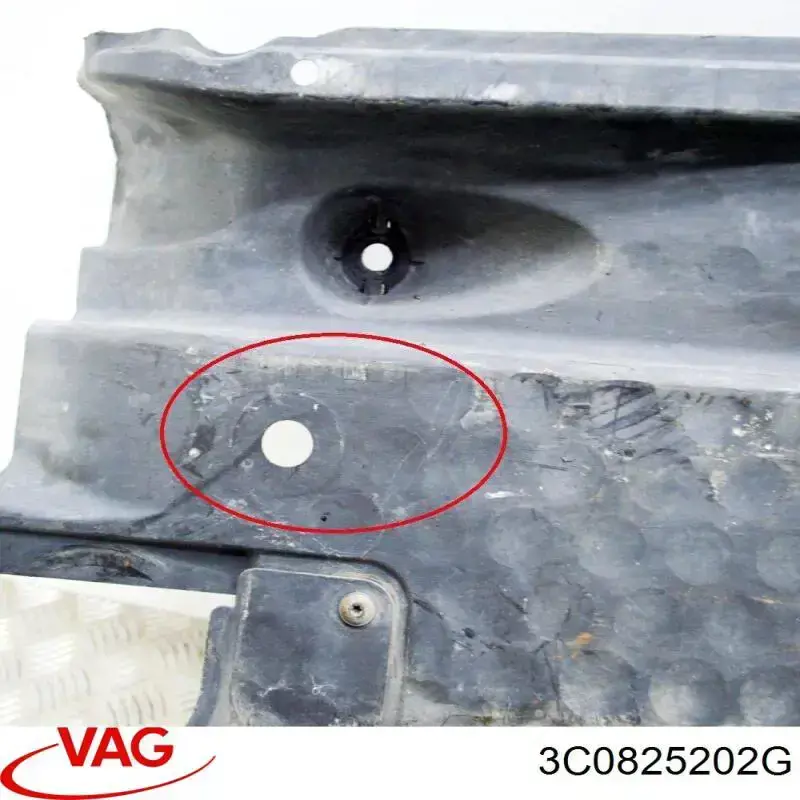 3C0825202G VAG Proteção de fundo direita