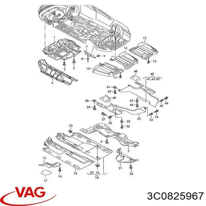  VAG 3C0825967 preço, a partir de 31,68 USD