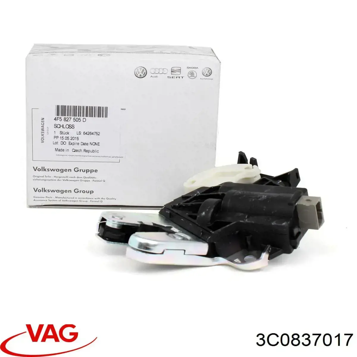 Cabo (pedal) de abertura do fecho da porta traseira VAG 3C0837017 preço, a partir de 12,60 USD