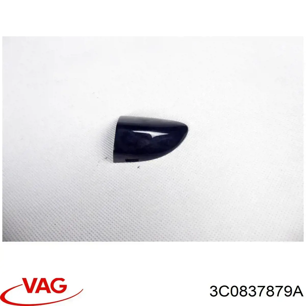 3C0837879A VAG Tampa de maçaneta externa da porta traseira esquerda