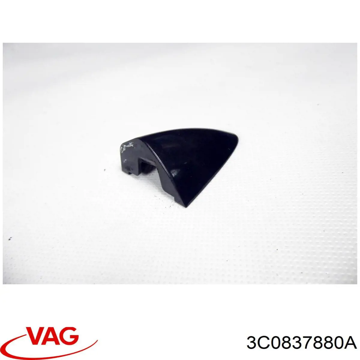 3C0837880A VAG Tampa de maçaneta externa da porta traseira direita