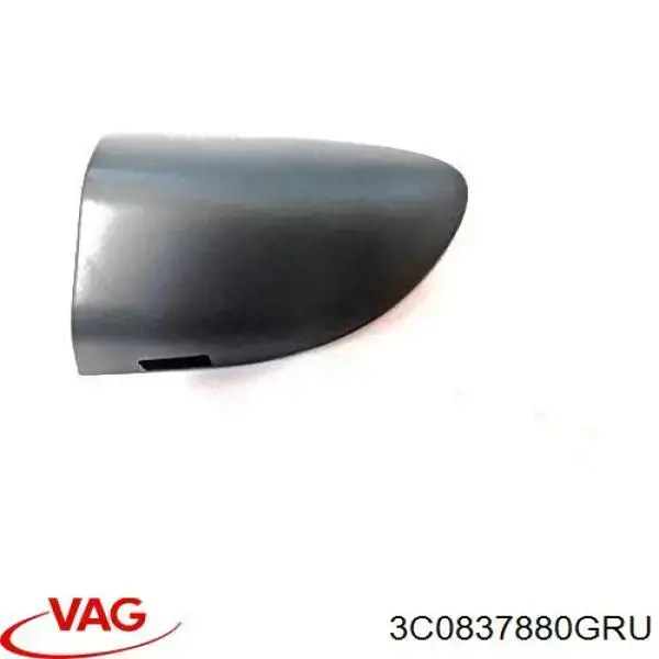 3C0837880GRU VAG Tampa de maçaneta externa da porta traseira direita